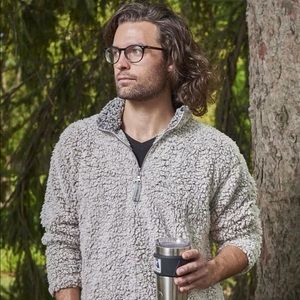 J America Sherpa fleece oatmeal size medium